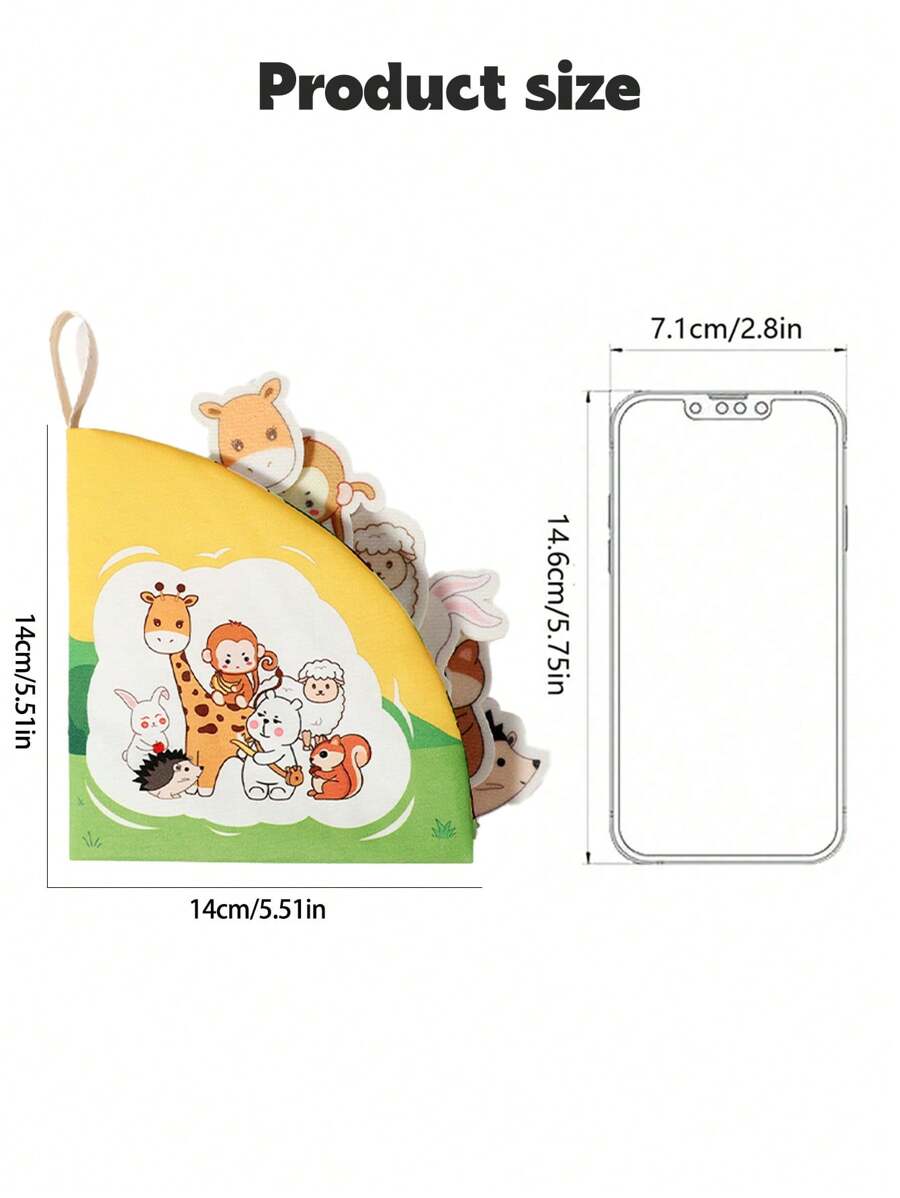 Interactive Cloth Busy Book for Toddlers Reusable Sticker Matching Activity Early Learning Sensory Toy