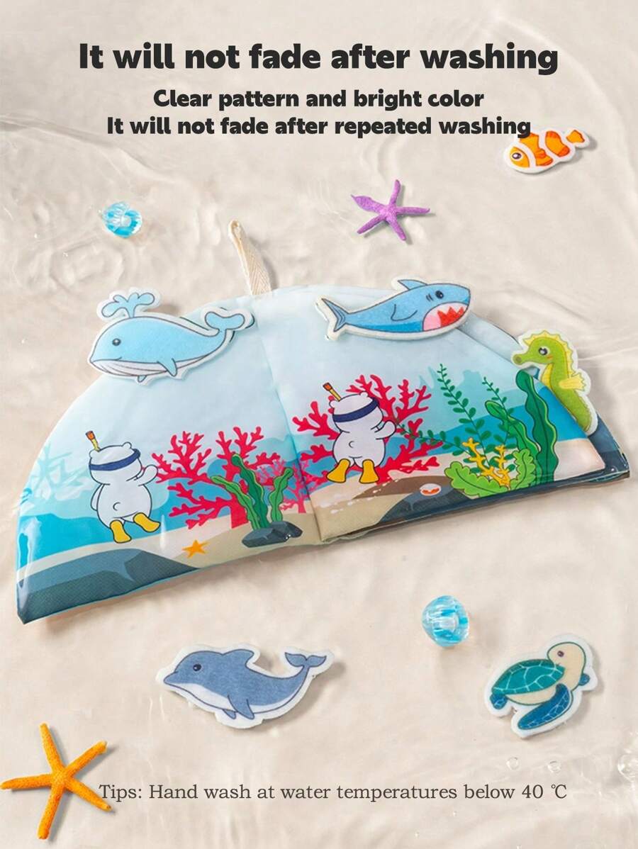 Interactive Cloth Busy Book for Toddlers Reusable Sticker Matching Activity Early Learning Sensory Toy