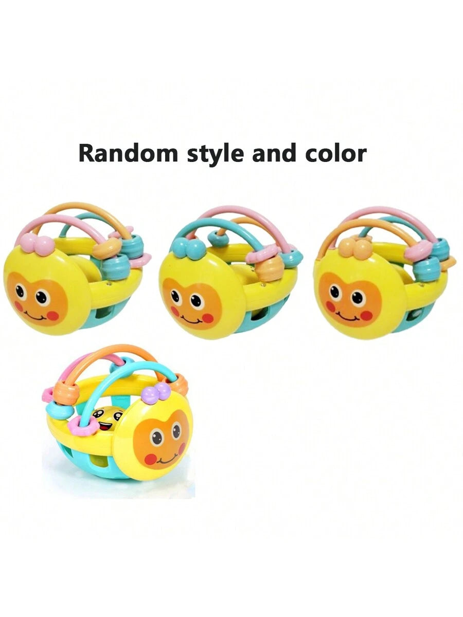 Baby Manhattan Rattle and Teether Toy for Sensory Learning and Grasping Play
