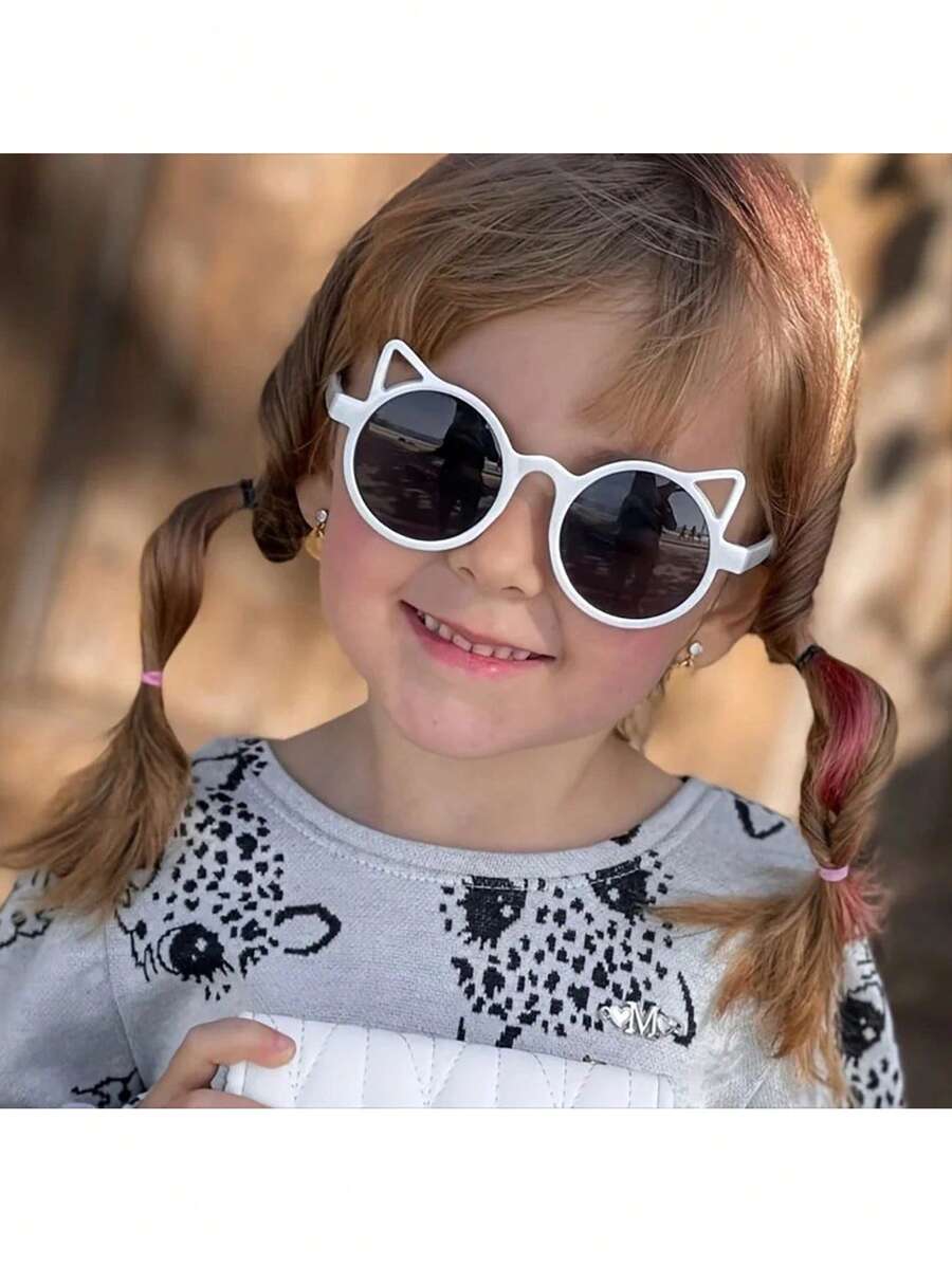 1-4 Pcs Kids Cute Fashion Glasses - Personalized Children's Eyewear Pack, Creative Back to School Gift for Boys & Girls
