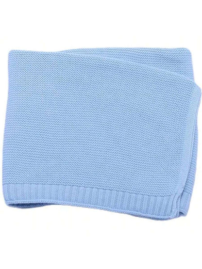 Personalized Kids Knitted Blanket – Custom Name Stroller & Nap Blanket