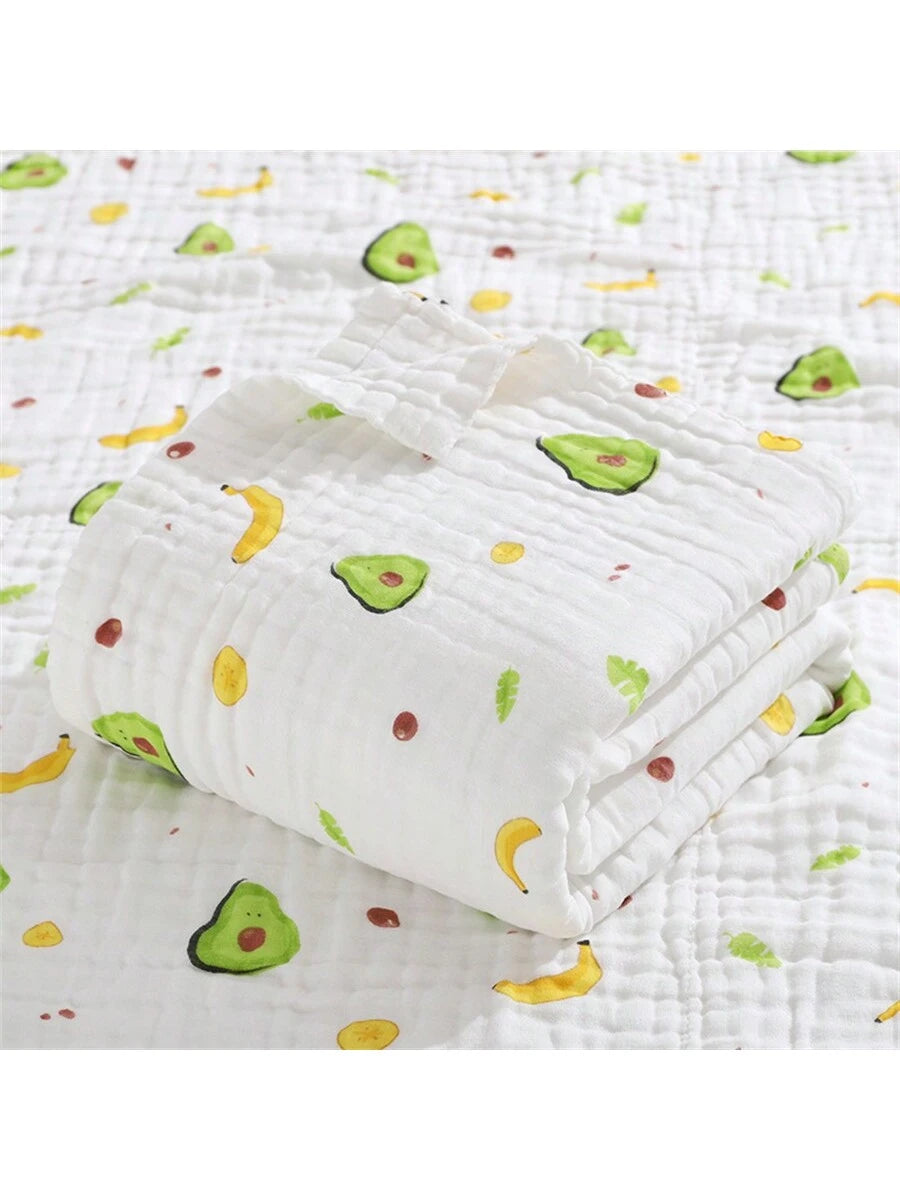 Newborn Muslin Swaddle Blanket Lightweight Gauze Baby Receiving Blanket for Infants