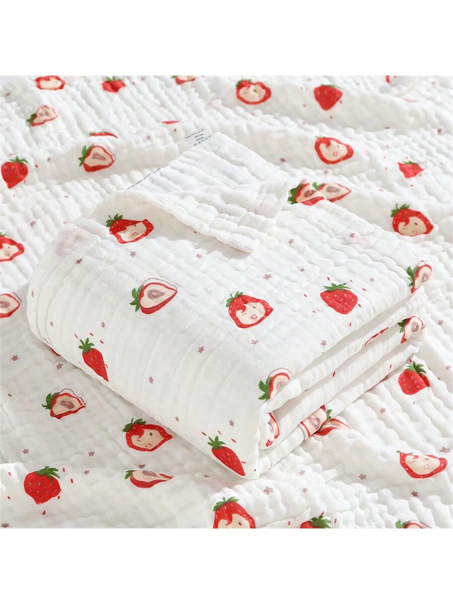 Newborn Muslin Swaddle Blanket Lightweight Gauze Baby Receiving Blanket for Infants