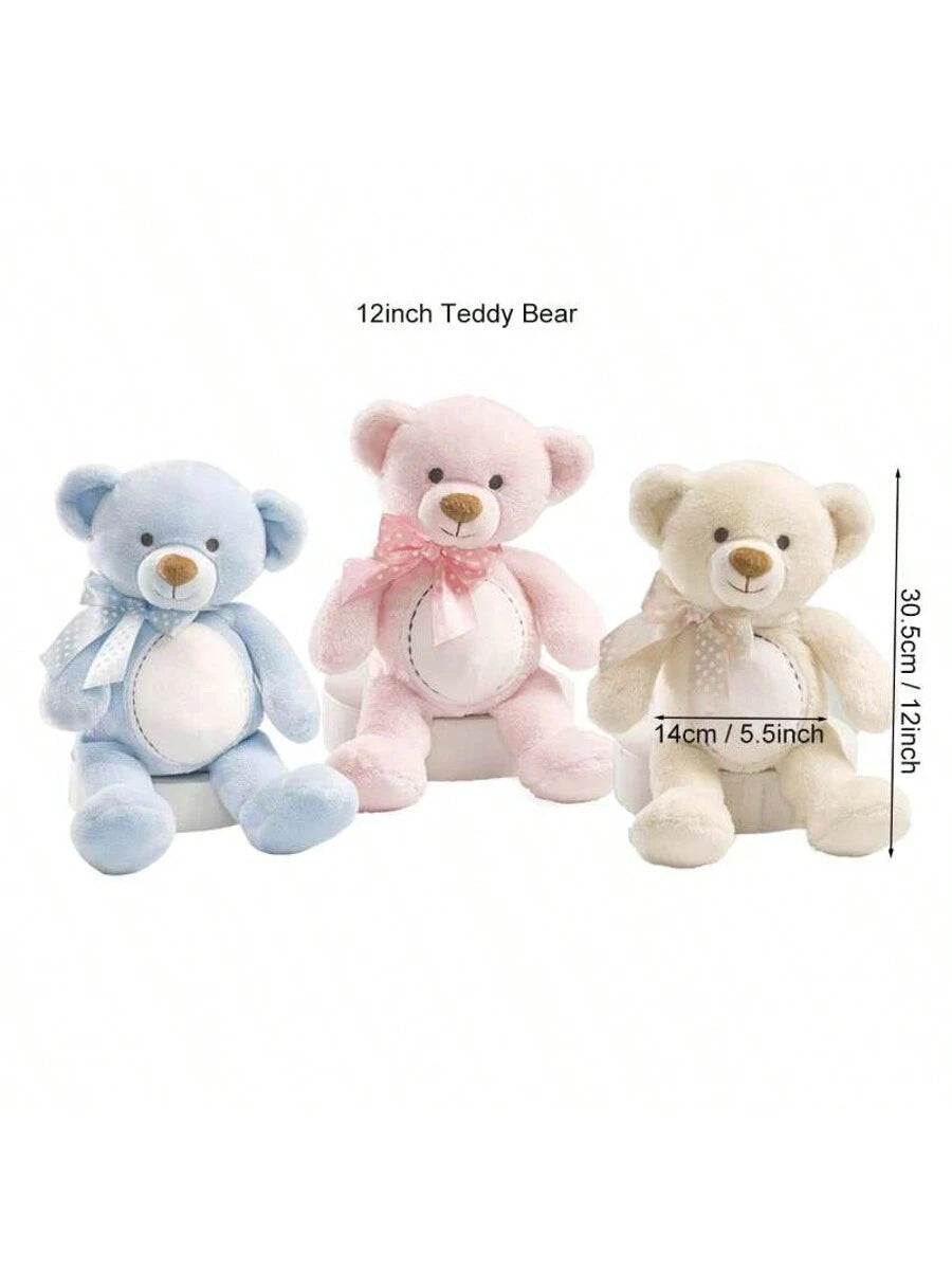 Blue Soft Teddy Bear Baby Gift Plush Toy