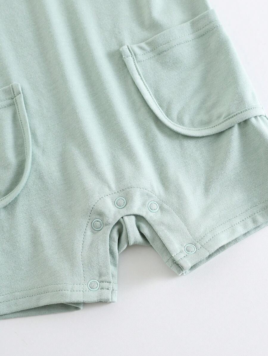Unisex Newborn Baby Solid Color Knitted Sleeveless Romper 3 Piece Spring Summer Outfit Set