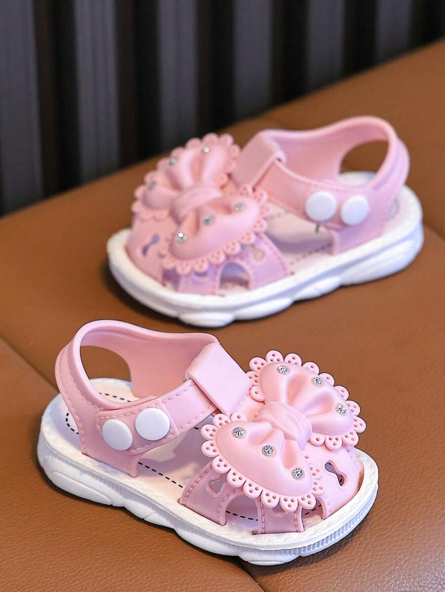 Cute White Sandals - Soft Infant Toddler Summer Beach Shoes for Baby Girls