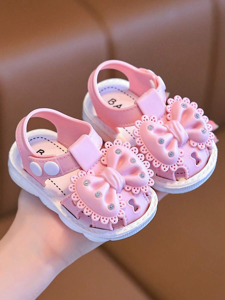 Cute White Sandals - Soft Infant Toddler Summer Beach Shoes for Baby Girls