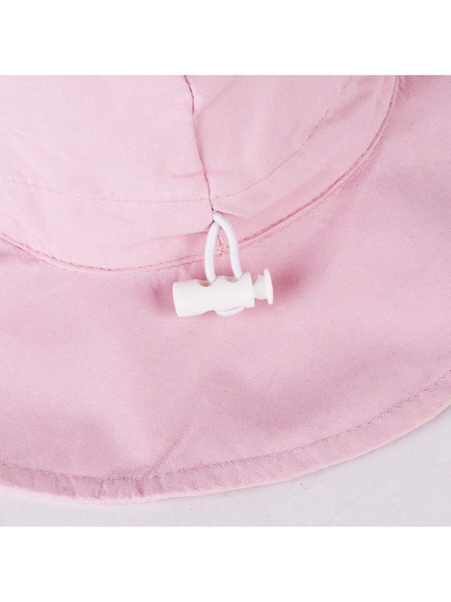 Adjustable Bow Decor Sun Hat for Toddlers and Kids Outdoor Wear