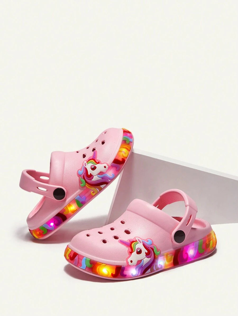 Unisex Green Dinosaur Sandals – Lightweight & Breathable, Cozy Pixies Summer Fashion Cartoon Shoes for Kids