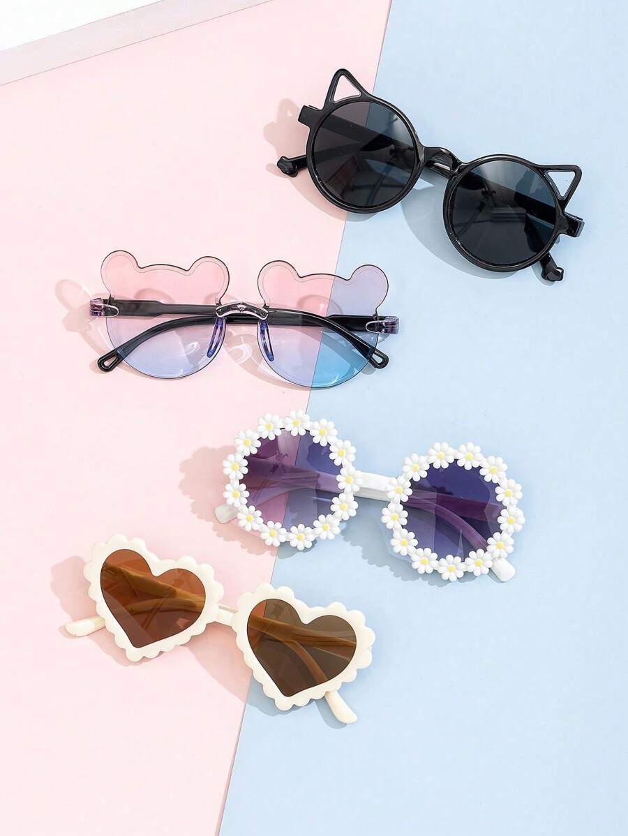 1-8Pcs Square Fashion Glasses Set – Stylish Retro Eyeglasses with Box, Trendy Vintage Design Back to School Gift for Children