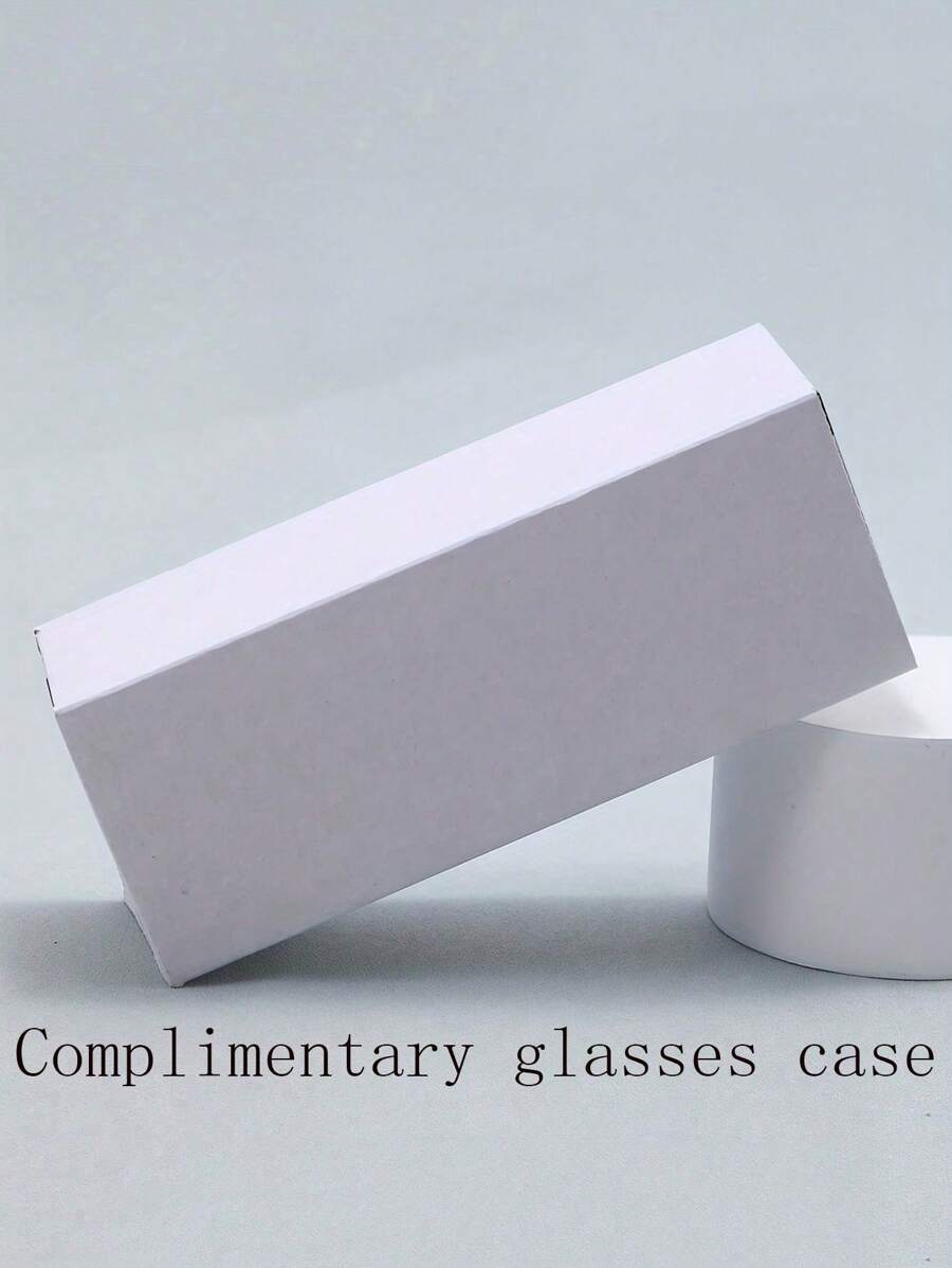 1-8Pcs Square Fashion Glasses Set – Stylish Retro Eyeglasses with Box, Trendy Vintage Design Back to School Gift for Children