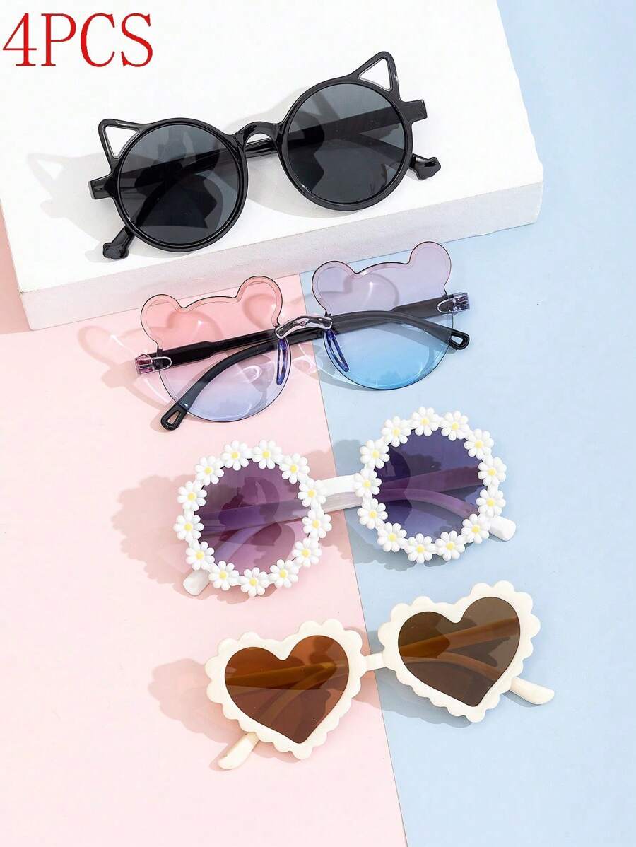 1-8Pcs Square Fashion Glasses Set – Stylish Retro Eyeglasses with Box, Trendy Vintage Design Back to School Gift for Children