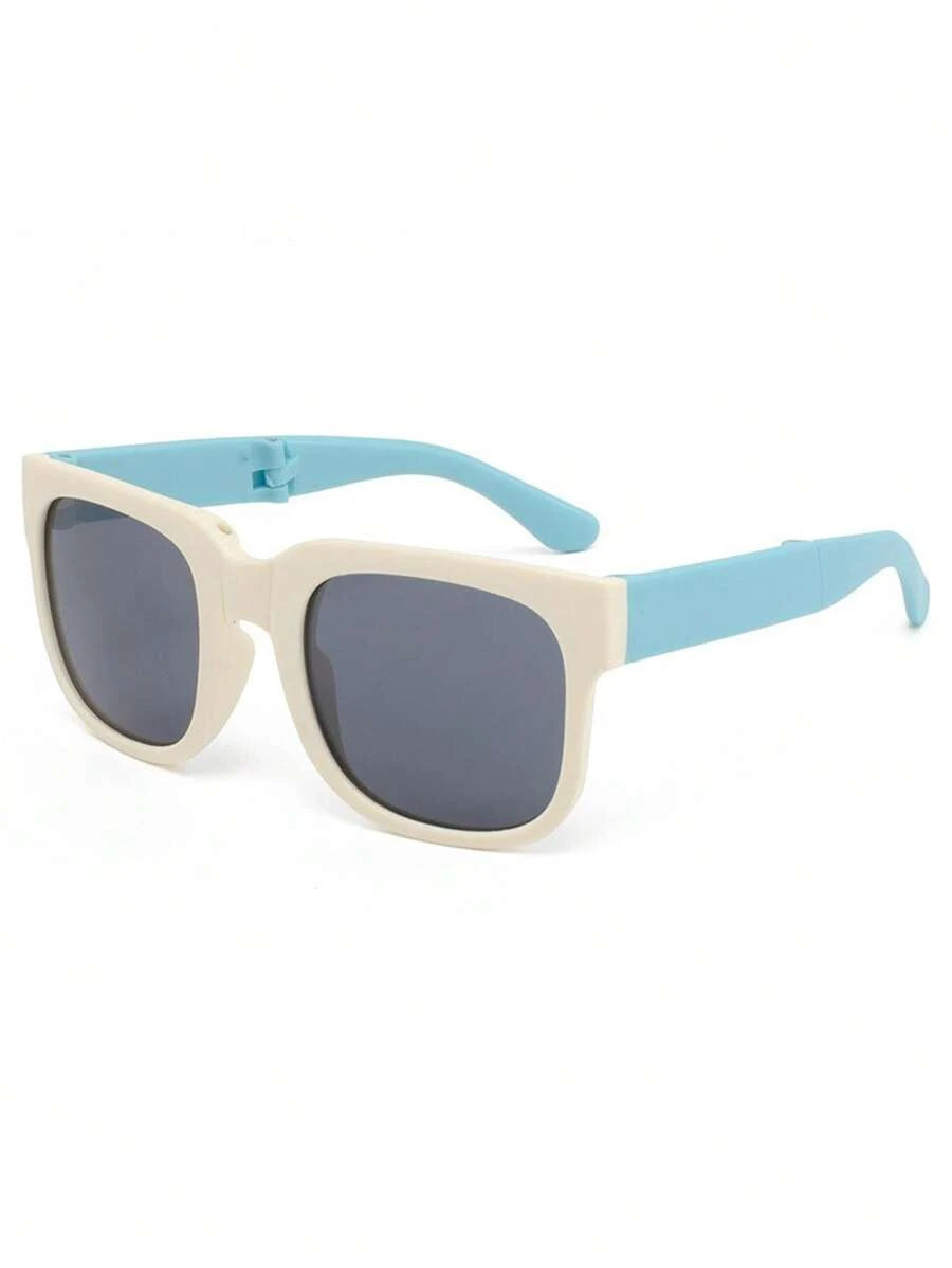 2 Pairs 1pc Cute Folding Kids Fashion Glasses with Complimentary Case