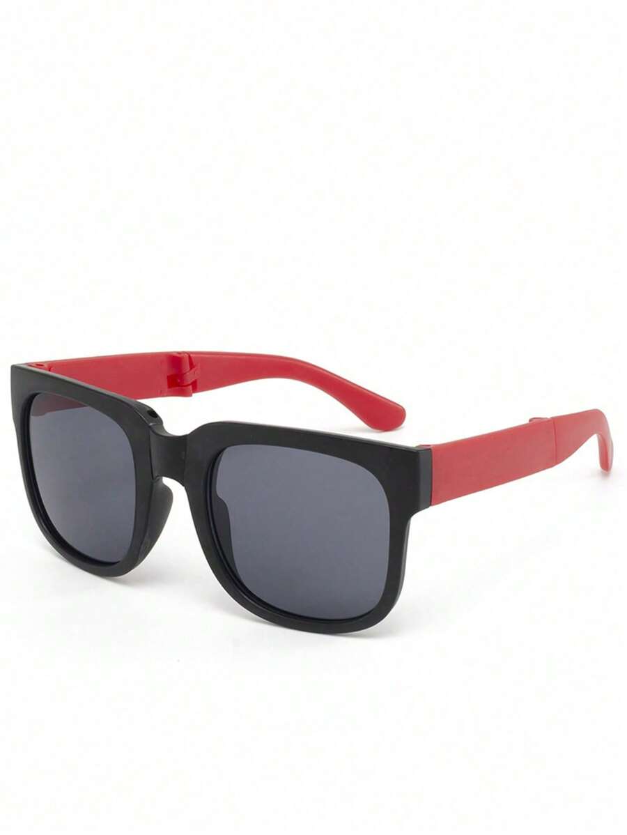 2 Pairs 1pc Cute Folding Kids Fashion Glasses with Complimentary Case