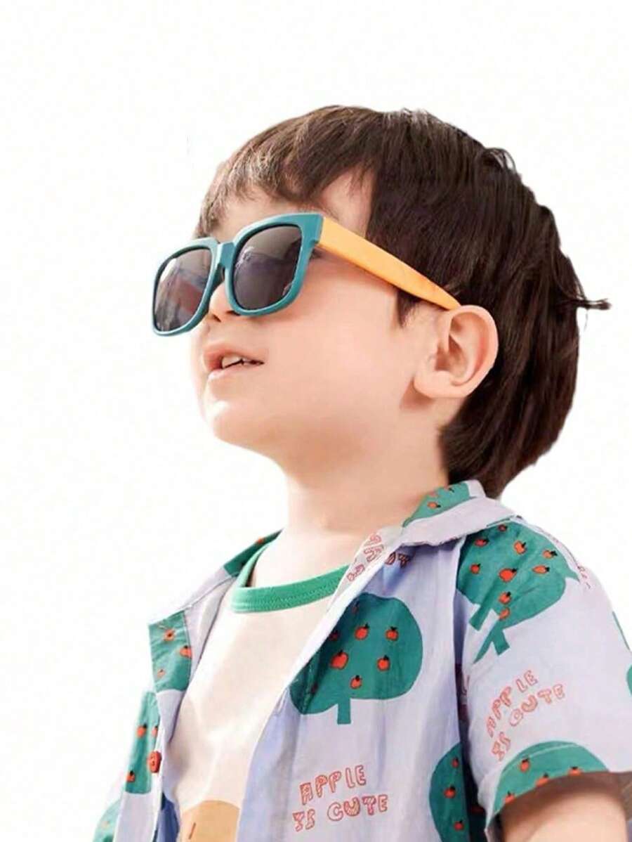 2 Pairs 1pc Cute Folding Kids Fashion Glasses with Complimentary Case