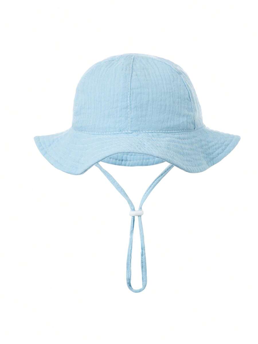 1pc Soft Infant Bucket Hat for Casual Daily Outdoor Wear
