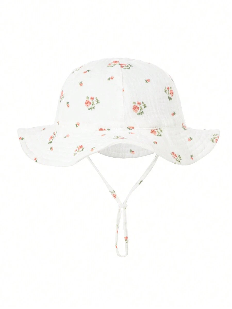1pc Soft Infant Bucket Hat for Casual Daily Outdoor Wear