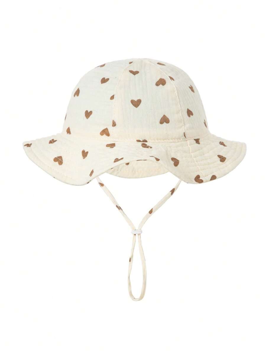 1pc Soft Infant Bucket Hat for Casual Daily Outdoor Wear