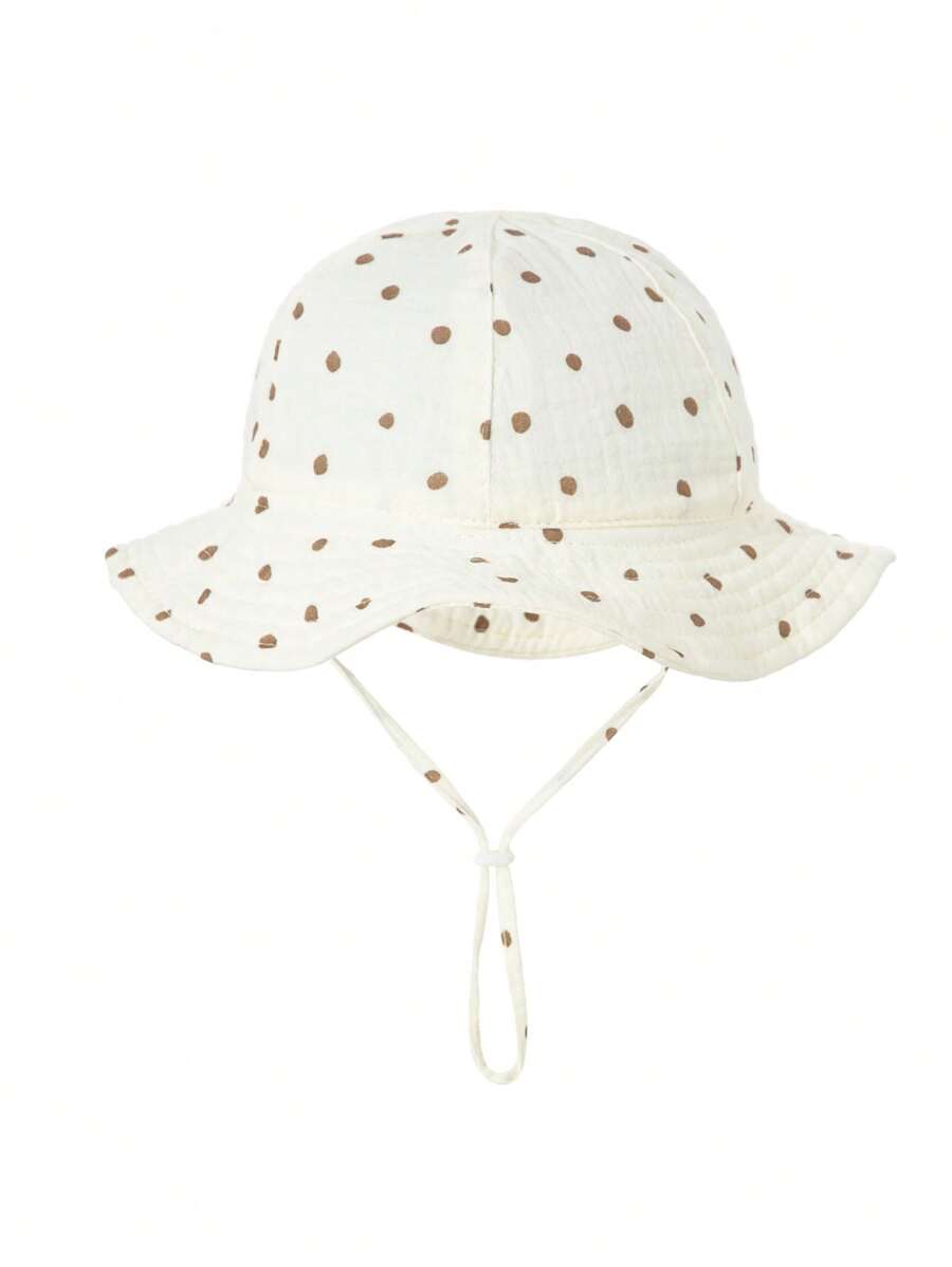 1pc Soft Infant Bucket Hat for Casual Daily Outdoor Wear