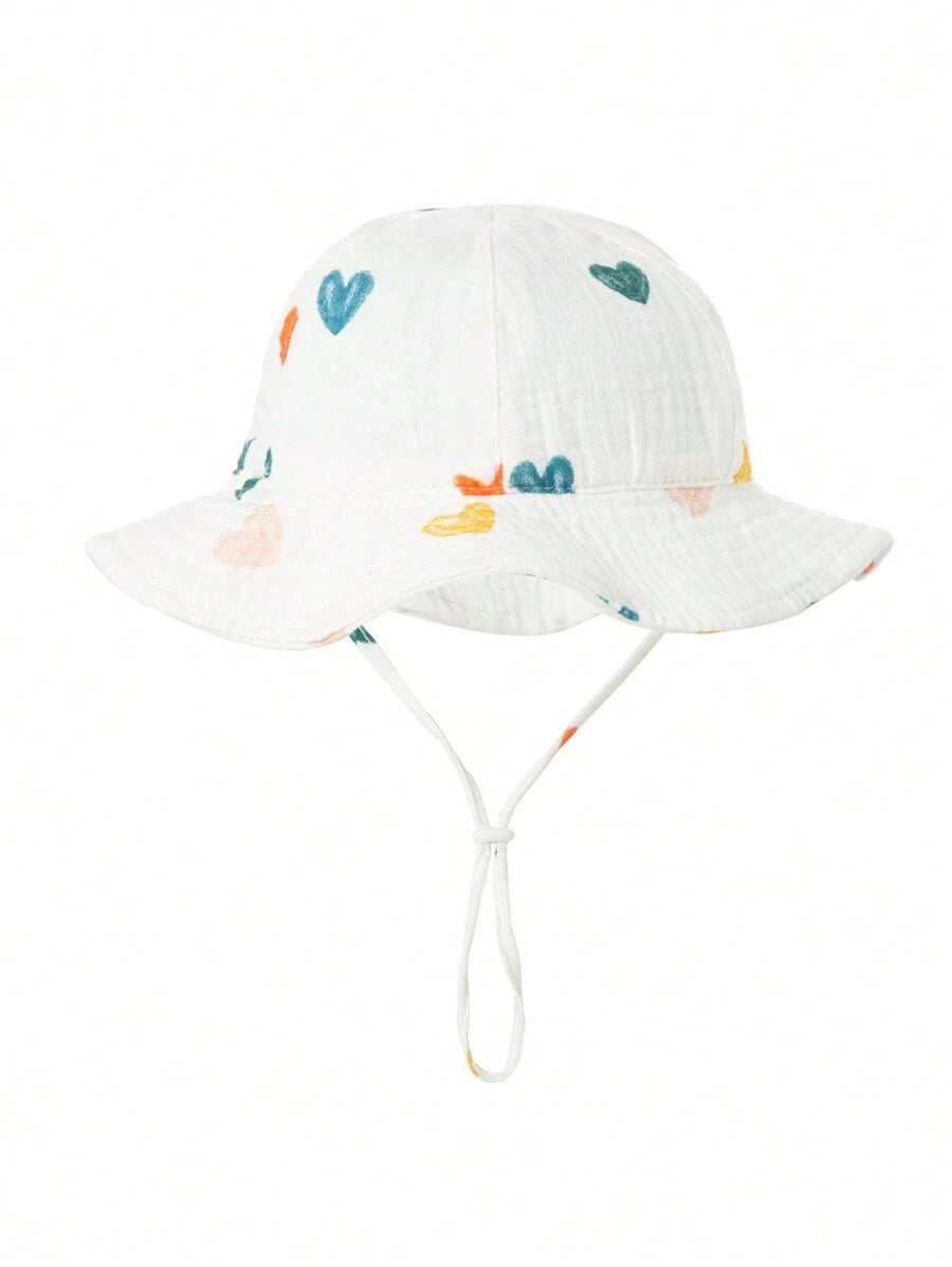 1pc Soft Infant Bucket Hat for Casual Daily Outdoor Wear