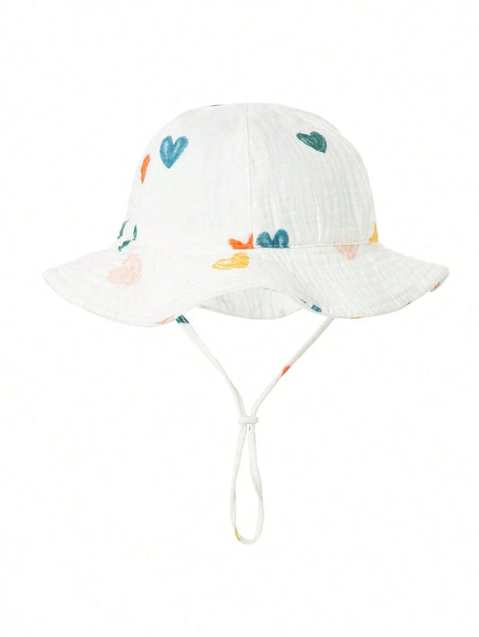 1pc Soft Infant Bucket Hat for Casual Daily Outdoor Wear
