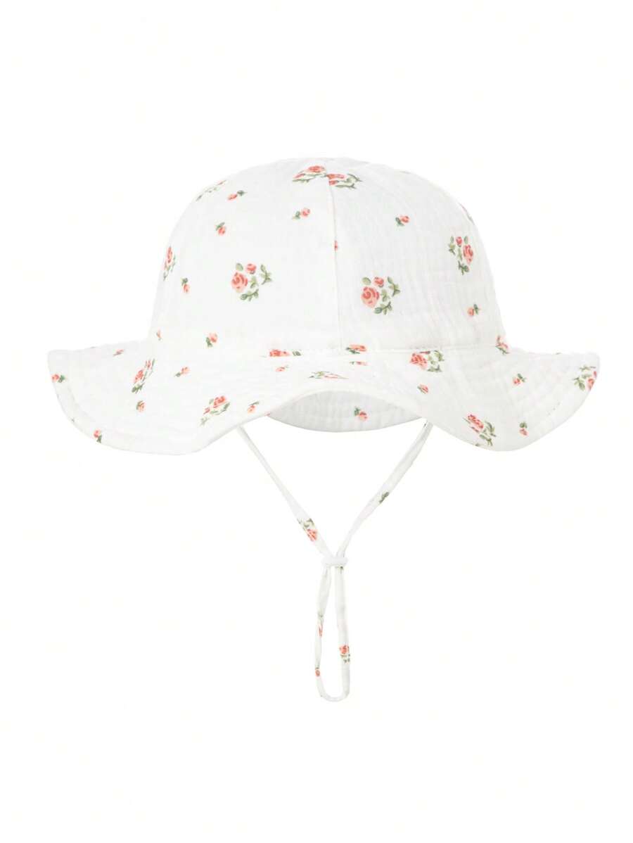 1pc Soft Infant Bucket Hat for Casual Daily Outdoor Wear