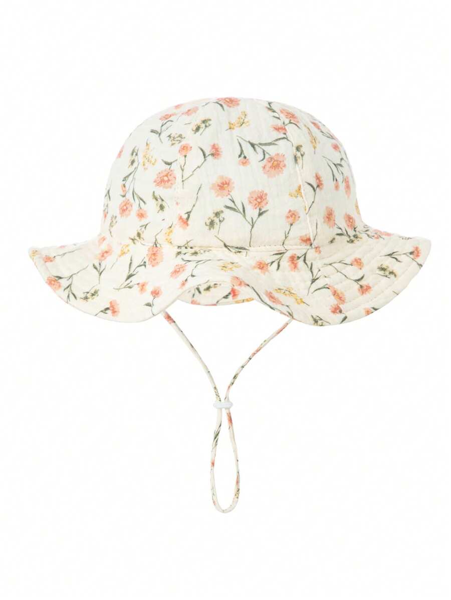 1pc Soft Infant Bucket Hat for Casual Daily Outdoor Wear