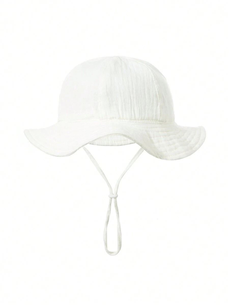 1pc Soft Infant Bucket Hat for Casual Daily Outdoor Wear