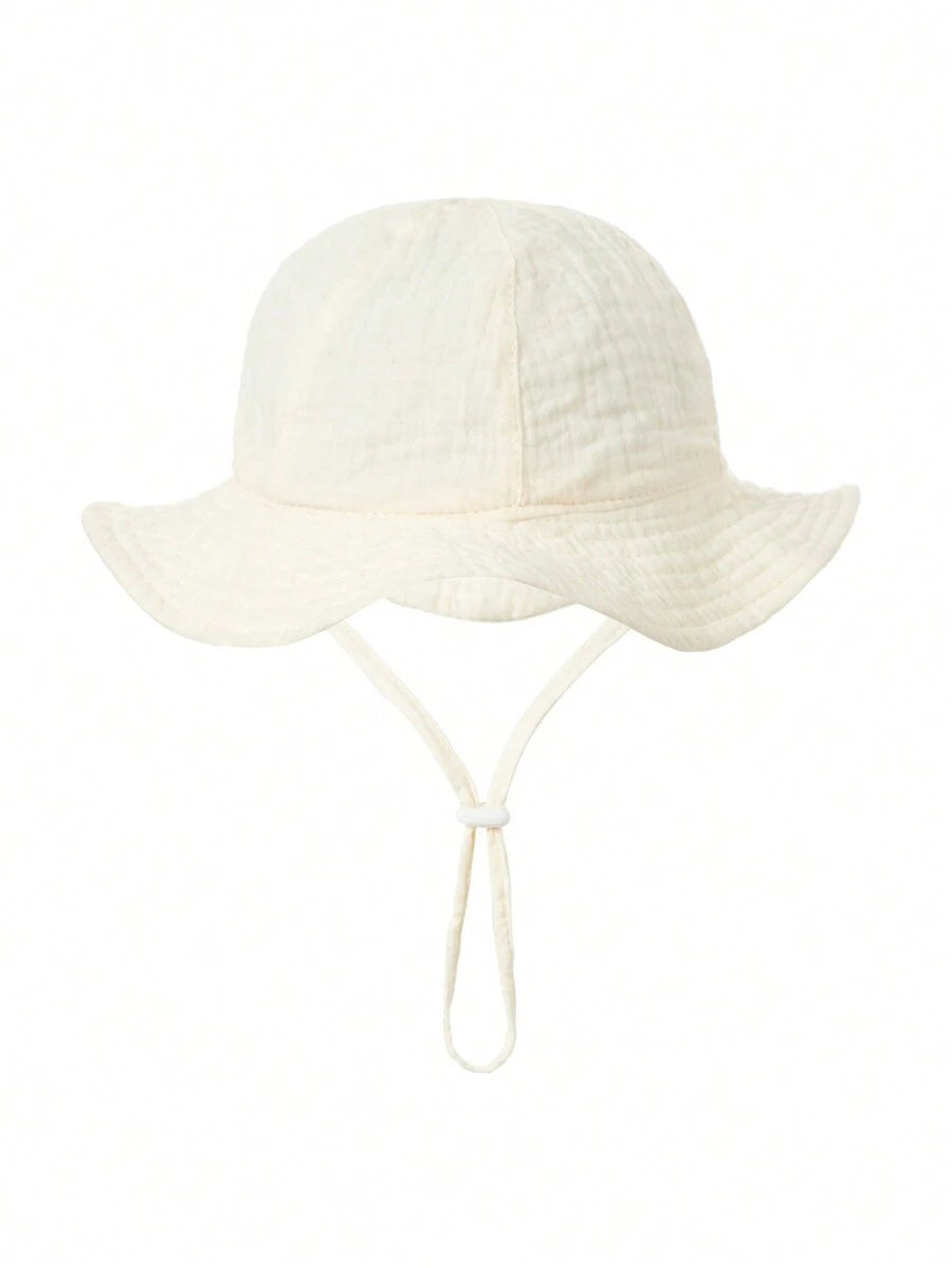 1pc Soft Infant Bucket Hat for Casual Daily Outdoor Wear
