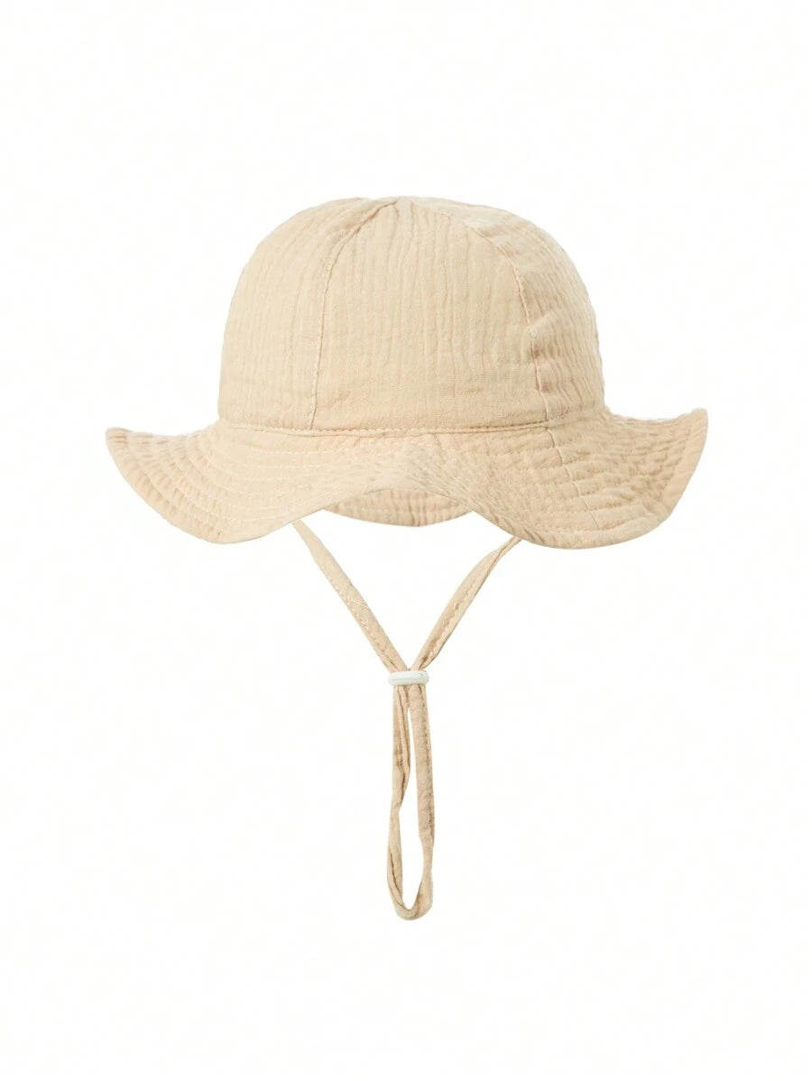 1pc Soft Infant Bucket Hat for Casual Daily Outdoor Wear