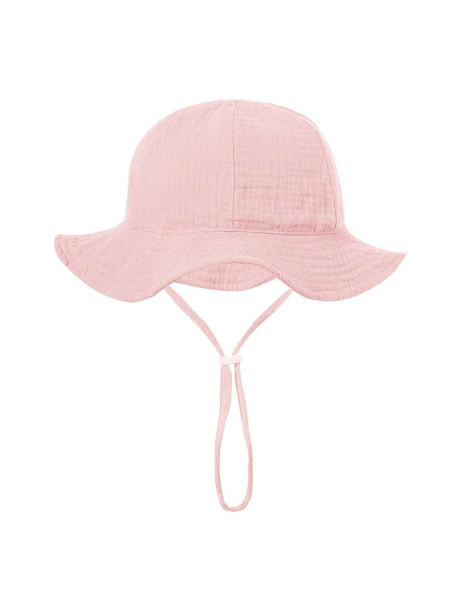 1pc Soft Infant Bucket Hat for Casual Daily Outdoor Wear