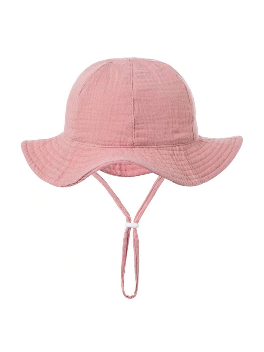 1pc Soft Infant Bucket Hat for Casual Daily Outdoor Wear