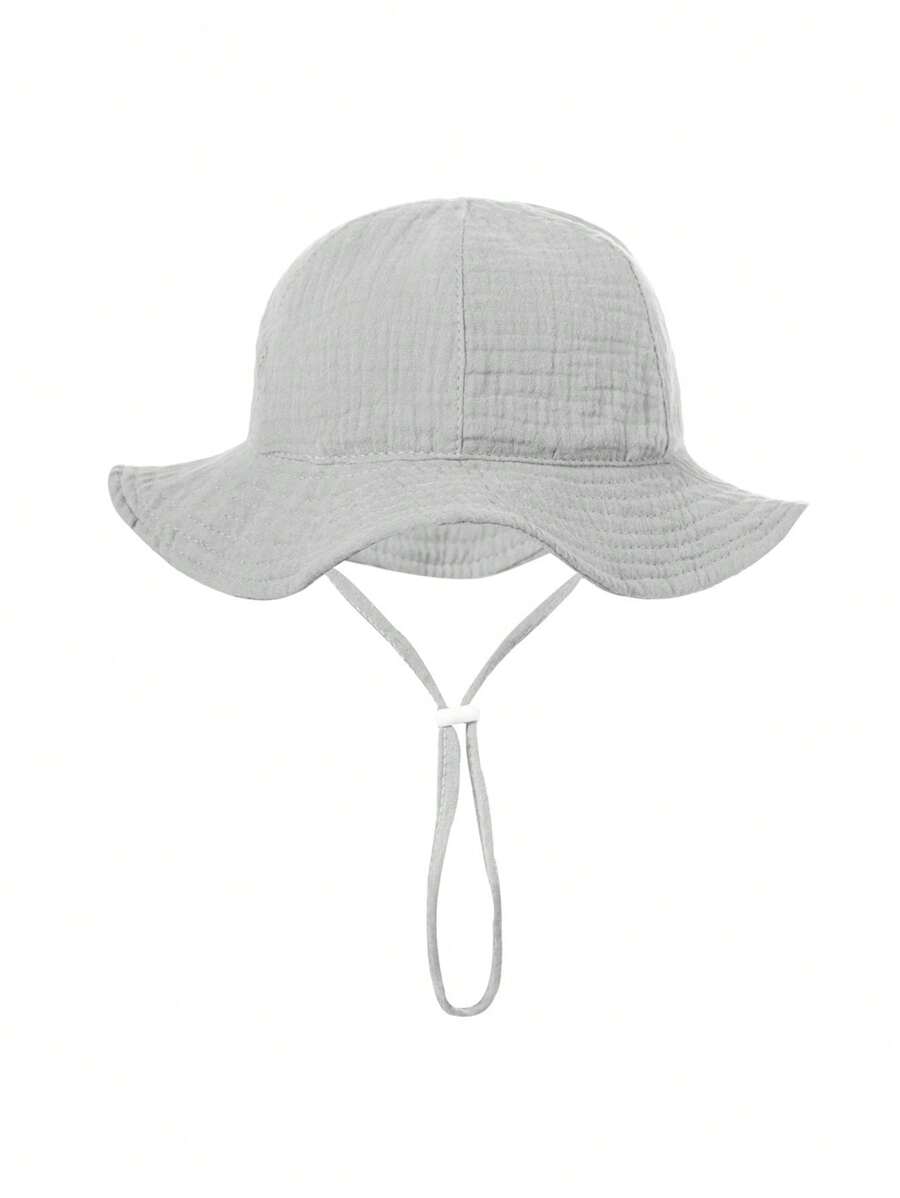 1pc Soft Infant Bucket Hat for Casual Daily Outdoor Wear