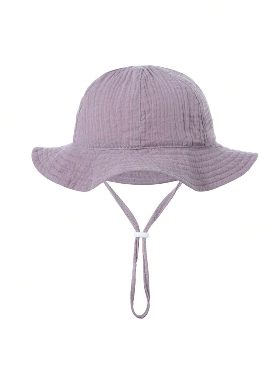 1pc Soft Infant Bucket Hat for Casual Daily Outdoor Wear