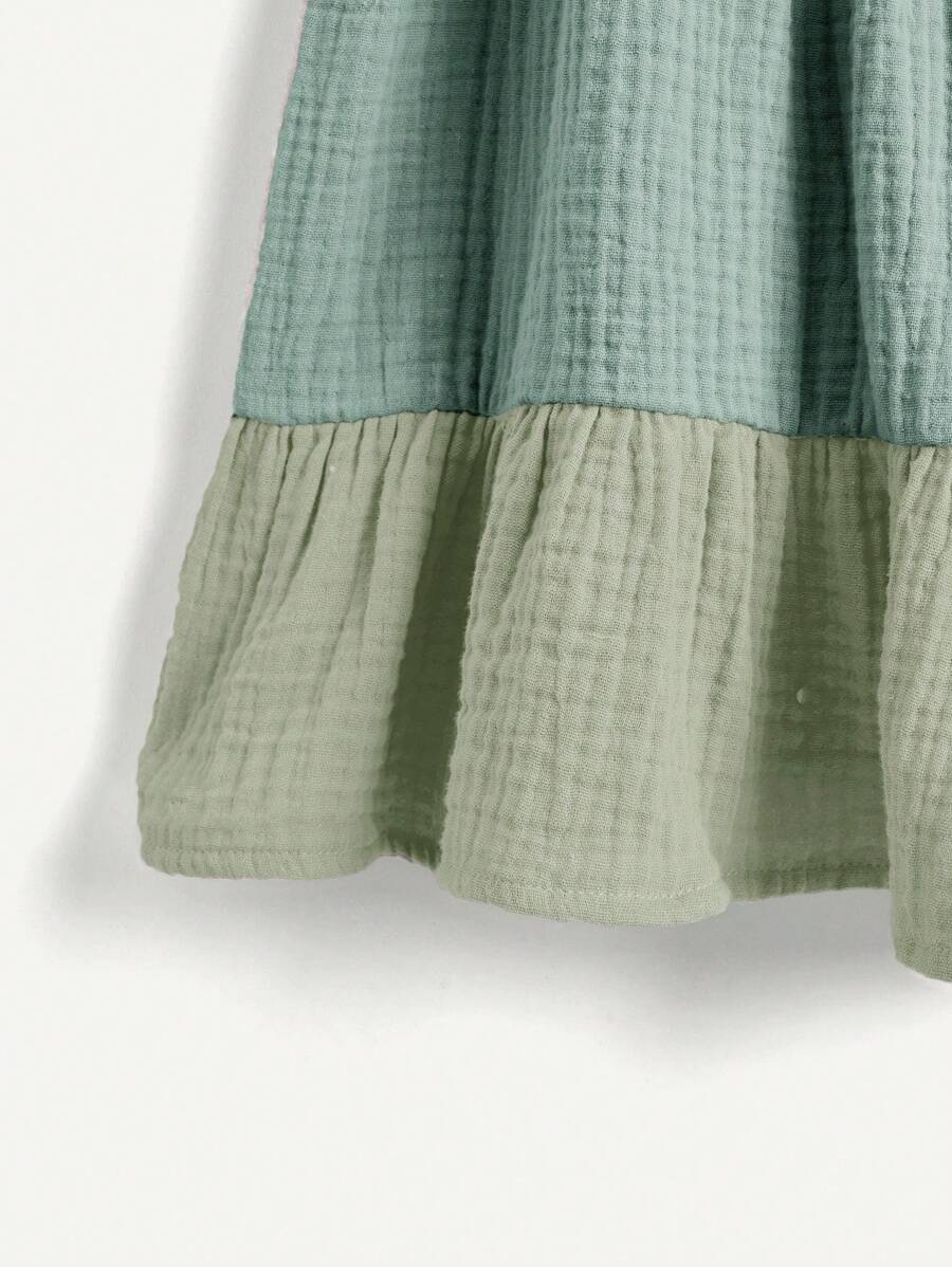 Newborn Girls Floral And Plaid Summer Dress Cute Lightweight Vacation Outfit