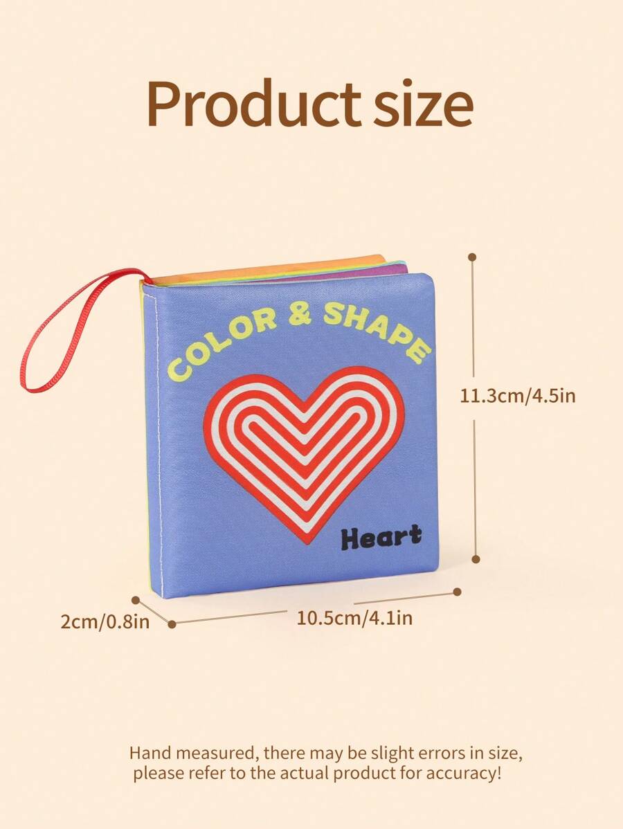 Montessori Baby Cloth Books Washable Tear Resistant Sensory Learning Book Set for Toddlers Early Education Toy Gift