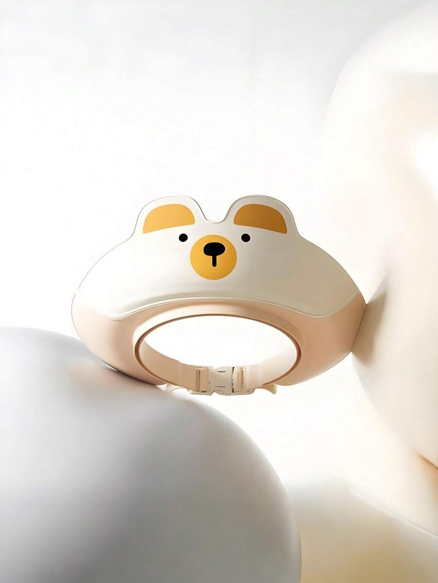 Baby Bear Shampoo Cap Adjustable Waterproof Bath Visor Ear Protection Shower Cap for Toddlers