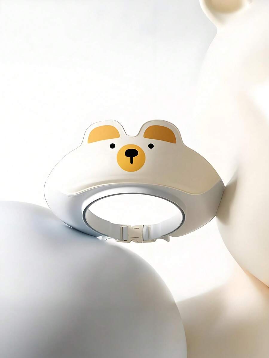 Baby Bear Shampoo Cap Adjustable Waterproof Bath Visor Ear Protection Shower Cap for Toddlers
