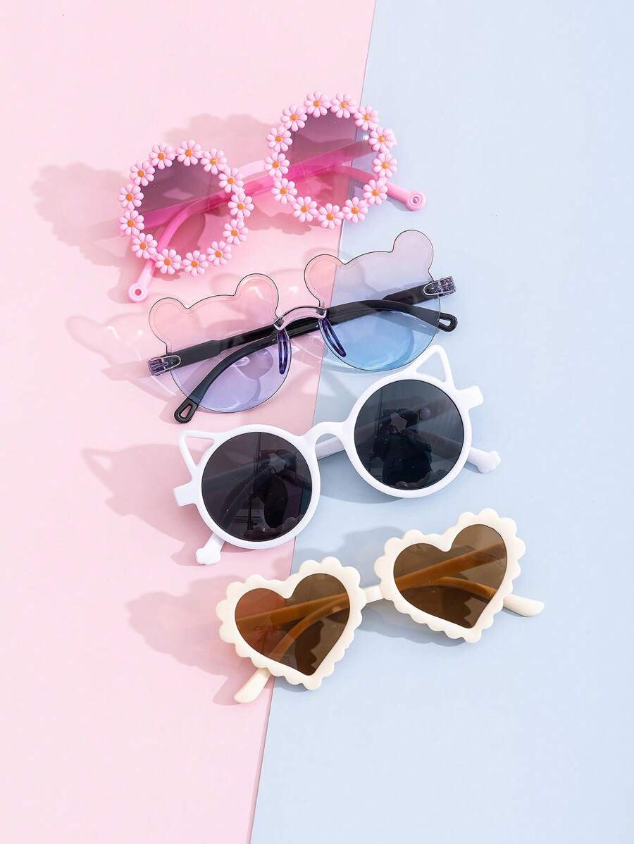 1-8Pcs Square Fashion Glasses Set – Stylish Retro Eyeglasses with Box, Trendy Vintage Design Back to School Gift for Children