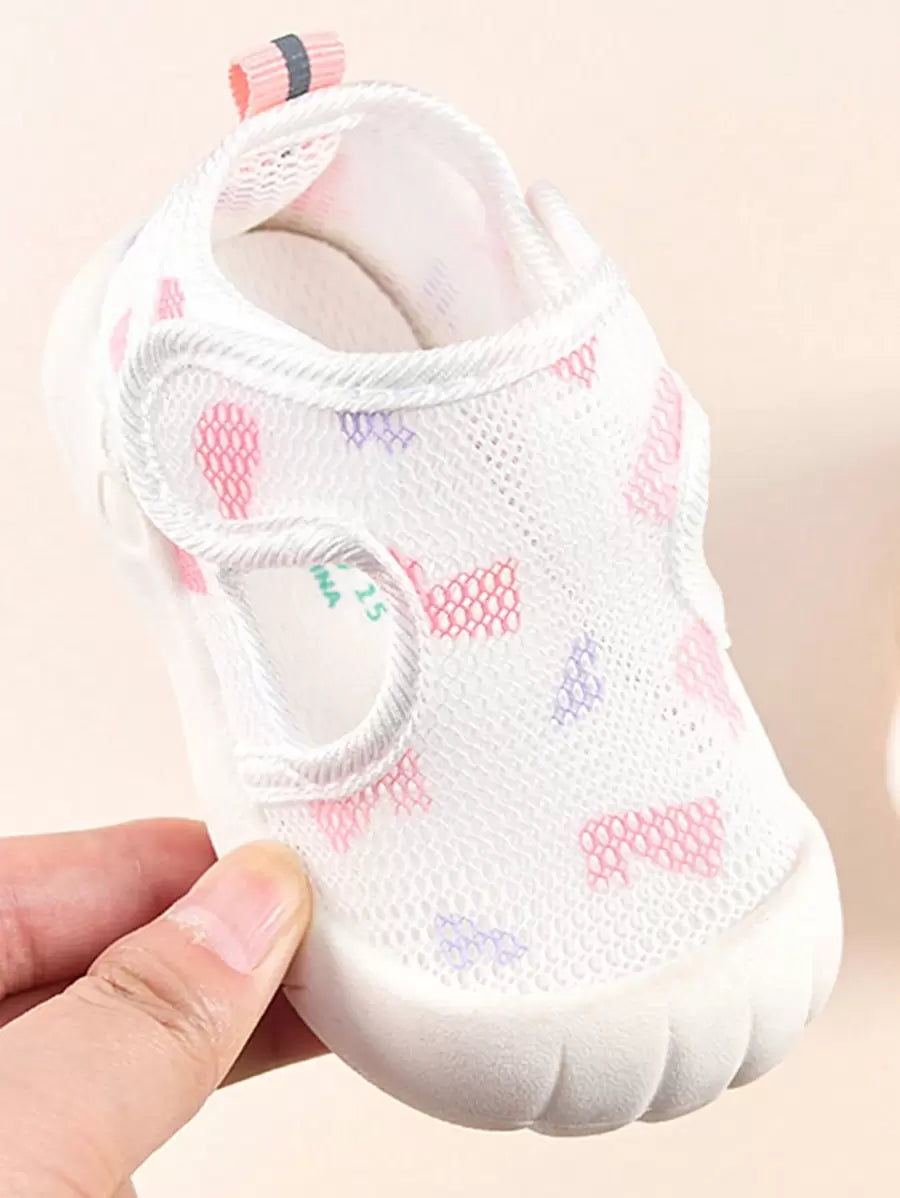 0-3 Years Old Baby Mesh Walking Shoes - Soft Sole Anti-Skid Summer Sandals