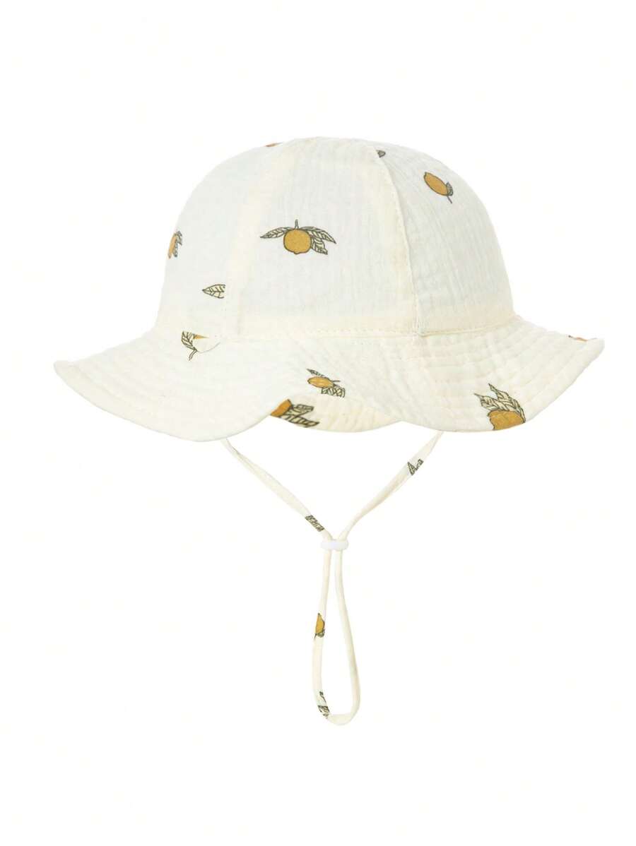 1pc Soft Infant Bucket Hat for Casual Daily Outdoor Wear