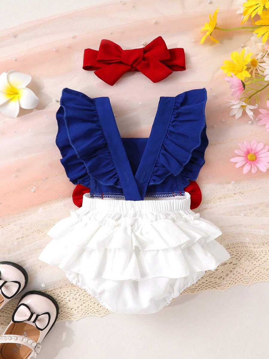 Baby Girl Crown And Letter Print Dress With Headband Cute Summer Outfit