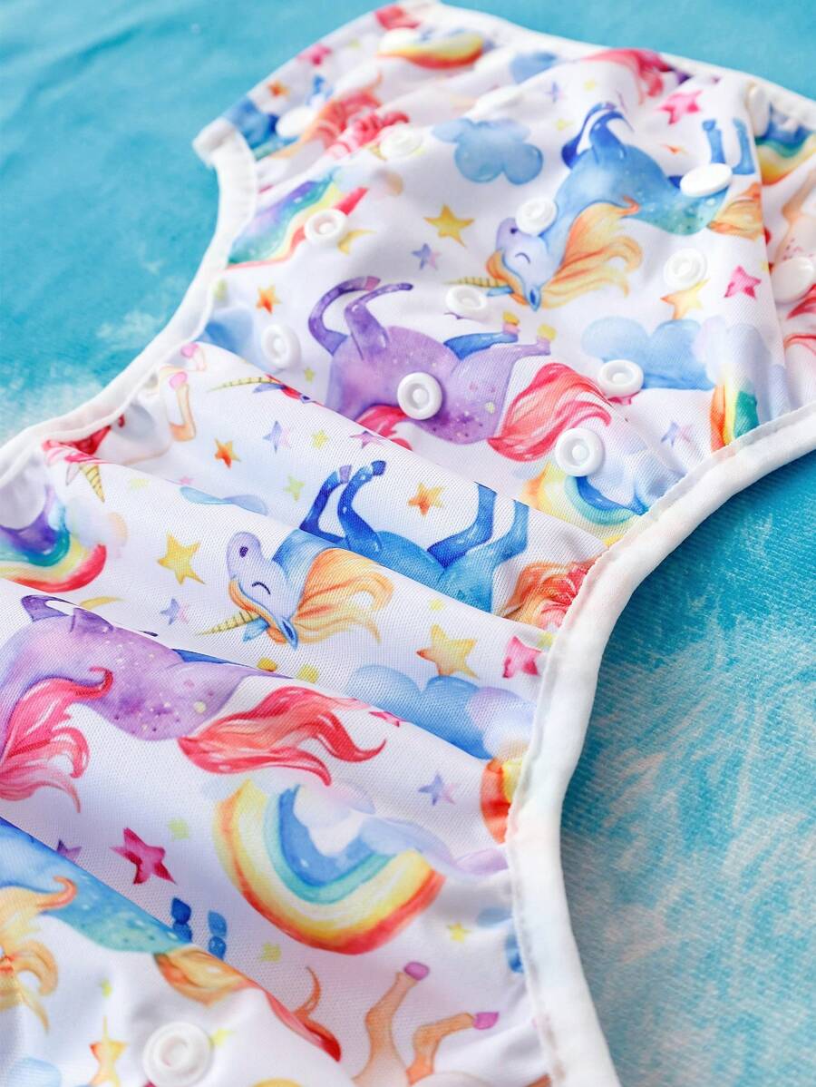 3pcs Baby Swim Diapers Reusable Quick Dry Swimming Pants for Infants and Toddlers