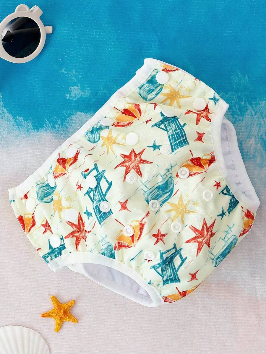 Reusable Baby Swim Diaper Adjustable Toddler Swimming Diaper for Boys and Girls 9 Months to 3 Years