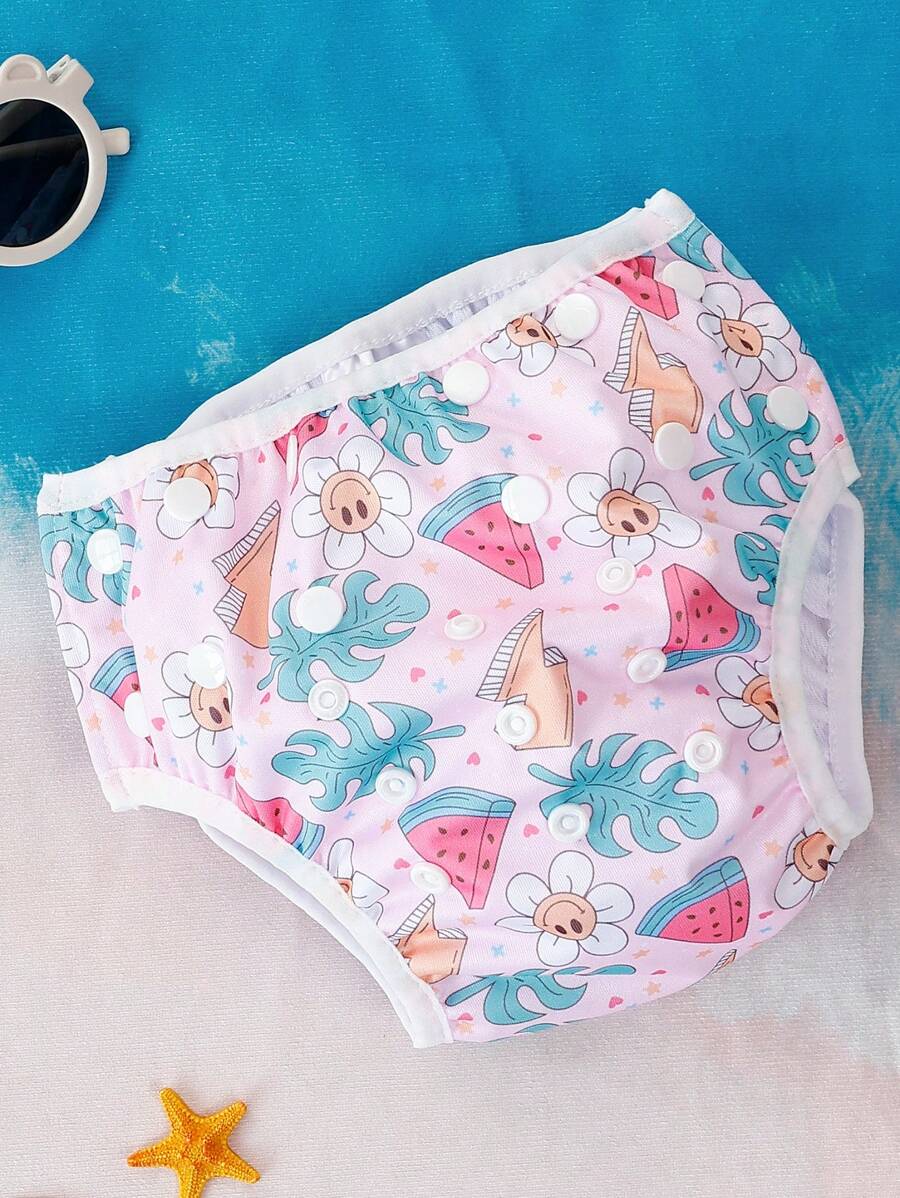 Reusable Baby Swim Diaper Adjustable Toddler Swimming Diaper for Boys and Girls 9 Months to 3 Years