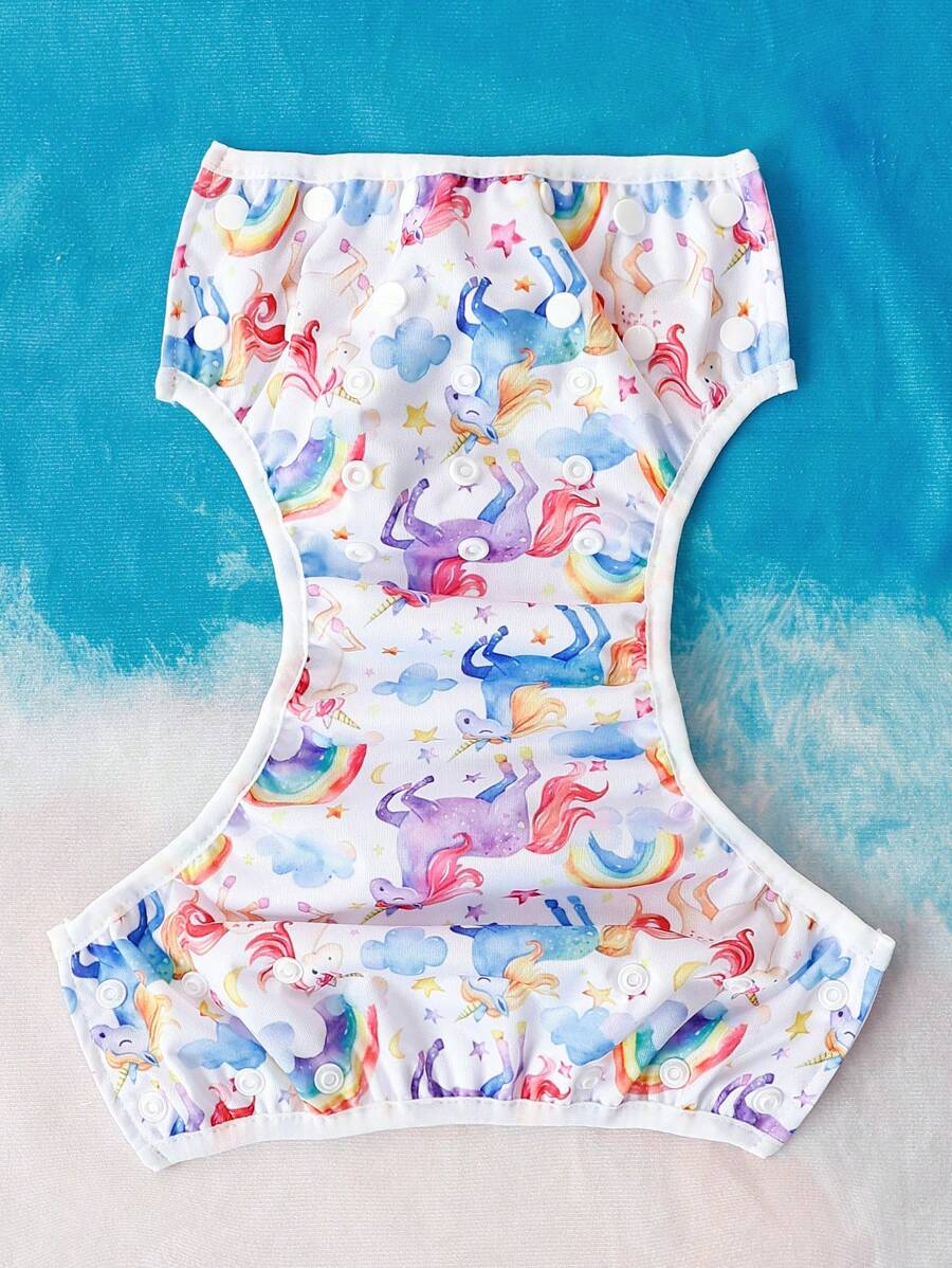 Reusable Baby Swim Diaper Adjustable Toddler Swimming Diaper for Boys and Girls 9 Months to 3 Years