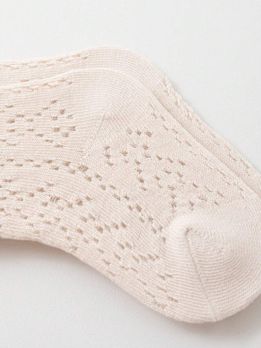 Bow Mesh Mid Calf Socks for Cute Princess Daily Wear