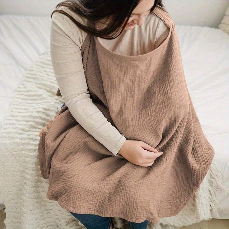 Breathable Nursing Cover Multi Use Baby Car Seat Cover Stroller Canopy Breastfeeding Privacy Cover