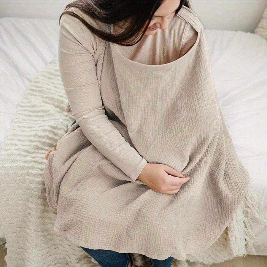 Breathable Nursing Cover Multi Use Baby Car Seat Cover Stroller Canopy Breastfeeding Privacy Cover