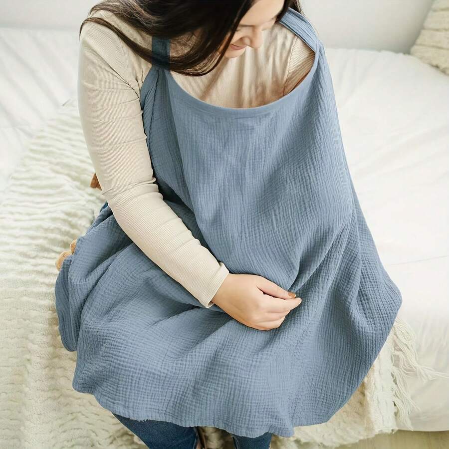 Breathable Nursing Cover Multi Use Baby Car Seat Cover Stroller Canopy Breastfeeding Privacy Cover
